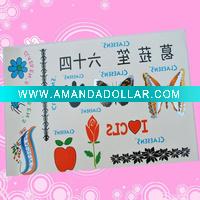 Wholesale OEM&ODM temporary crystal tattoo sticker printing