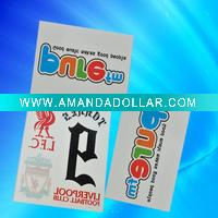 Wholesale OEM&ODM temporary decorative tattoo sticker printing