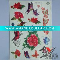 Wholesale 2011 new design tattoo sticker(water transfer tattoo sticker)