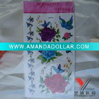 flower tattoo sticker