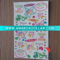 body tattoo sticker