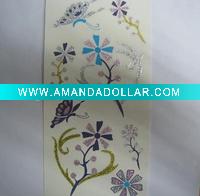 4C glitter tattoo sticker