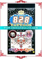 Skull Temporary Water Tattoo book