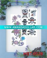 goldfish water temporary body tattoo sticker