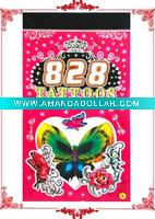 Custom Temporary Water Tattoo book