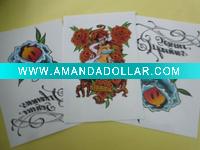 Temporary body tattoo sticker