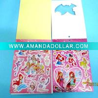 Wholesale Fashion Girl Decoration Adhesive Sticker