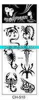 Black Temporary Tattoo Sticker