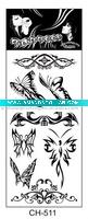 Black Body Tattoo Sticker