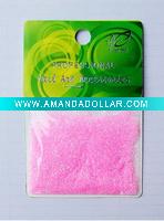 Glitter powder packed in card