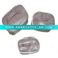 Wholesale cosmetic set , cosmetic bag ; make up set