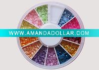 Wholesale heart pearl stone nail art