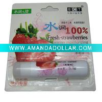 fresh strawberries lip balm