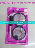 lipgloss and mirror set