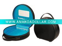 round excellent handmade cosmetic case