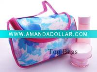 fashion design satin cosmetic bag