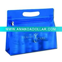 clear cosmetic zipper bag