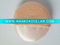 Wholesale cotton cosmetic powder puff with glove