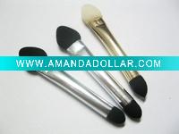 Wholesale cosmetic eye shadow brush with sponge tip