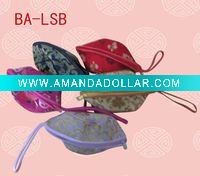 Wholesale chinese style silk makeup bag silk cosmetic bag,silk promotional gft bag