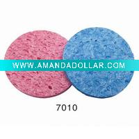 Wholesale cosmetic exfoliating cellulose sponge for makeup remover