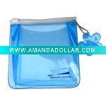 Wholesale clear vinyl pvc zipper bags
