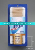 wooden cotton buds