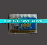 70pcs plastic stick cotton swabs in bag