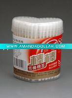 100% pure cotton swab