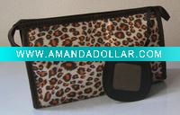 leopard pattern cosmetic bag