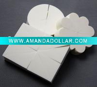Wholesale Velour Powder Puff, Cosmetic powder puff---cotton powder puff