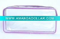 clear plastic cosmetic bags