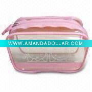 2011 Transparent PVC Cosmetic Bag with Zipper Lock
