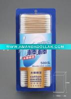 Wholesale 500-pcs wooden buds in blister card