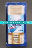 Wholesale wooden cotton buds
