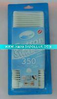 Wholesale 350pcs in PVC blister cosmetic cotton bud