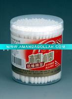 Wholesale 200pcs cotton buds in a round container