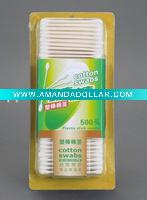plastic stick cotton swab