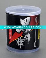 Wholesale black paper cotton buds