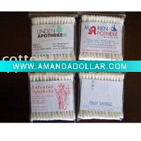 cotton swabs in polybag