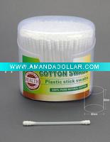 300pcs plastic stick cotton swab