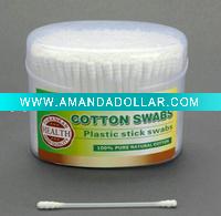 Wholesale Plastic cotton swabs(300pcs, PURE cotton and plastic)