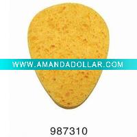 Wholesale cosmetic exfoliating facial cellulose sponge for make up remover