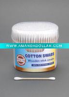 wood cotton bud