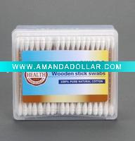 Wholesale high quality wooden stick cotton buds