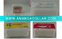 200pcs color plastic cotton buds