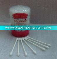 Wholesale 100pcs plastic pop-up containe cotton swabs