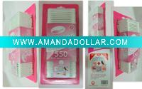 Wholesale 550pcs in PVC blister cotton buds