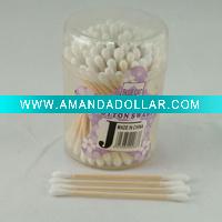 Wholesale 100 pcs wooden cotton swabs