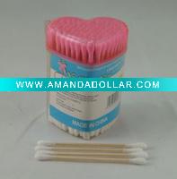 Wholesale 100 pcs wooden Core box cotton swabs